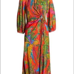 Tropical Print Maxi Dress FARM RIO
